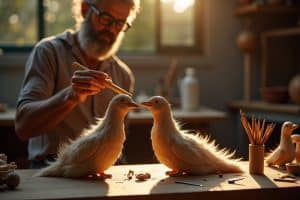Vögel schnitzen: Kreiere deine eigenen Federtiere
