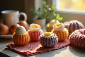 Niedliche Eierwärmer nähen: Wärmende DIY-Ideen