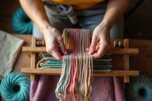 Weben mit Webrahmen: Anleitungen und Ideen