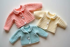 14 Babyjacke häkeln Ideen