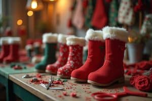 14 Nikolausstiefel nähen Ideen