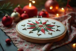 13 Weihnachtssterne sticken Tipps