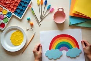 14 Regenbogen Bastelanleitungen