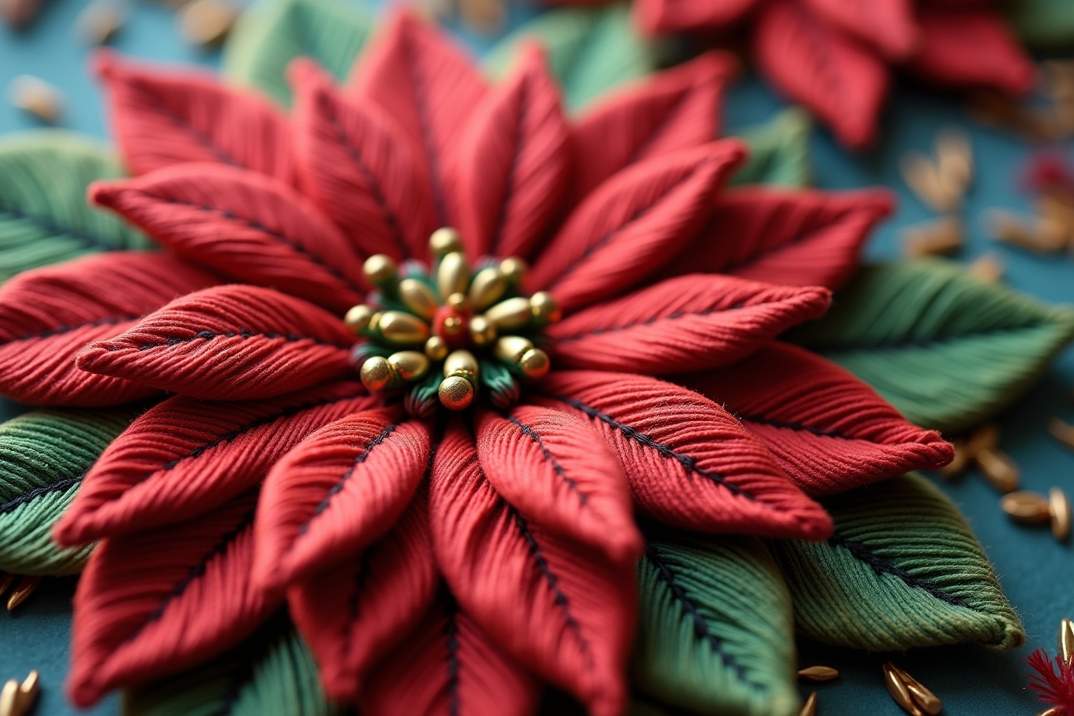 Weihnachtssterne sticken: Kreative Projekte