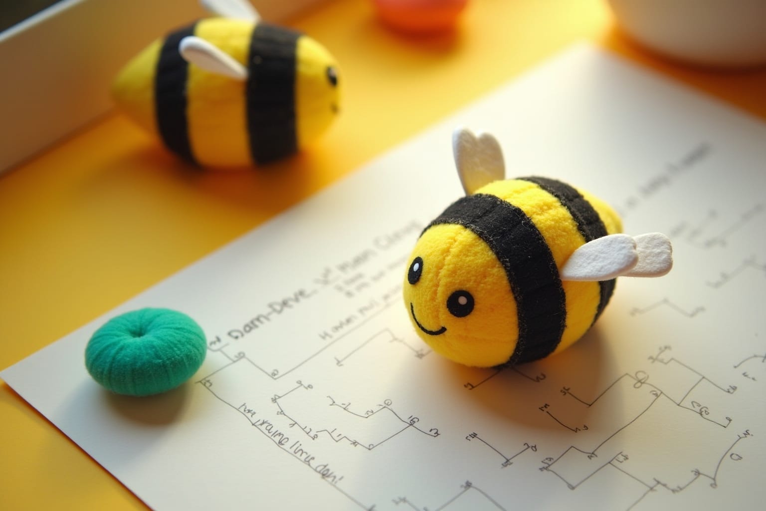 Bienen-Bastelanleitungen